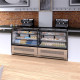 Вітрина кондитерська TEFCOLD-LPD1200F/BLACK