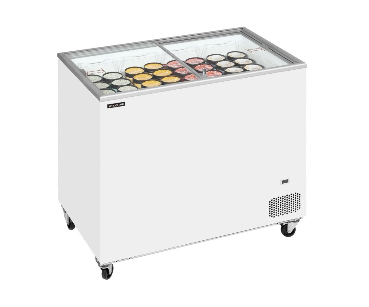 Скриня морозильна зі склом TEFCOLD IC302SC