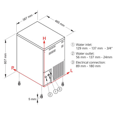 Льдогенератор Brema Group – NTF SL50A R290 Qube R