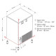Льдогенератор Brema Group - NTF SL260A R290 Qube R