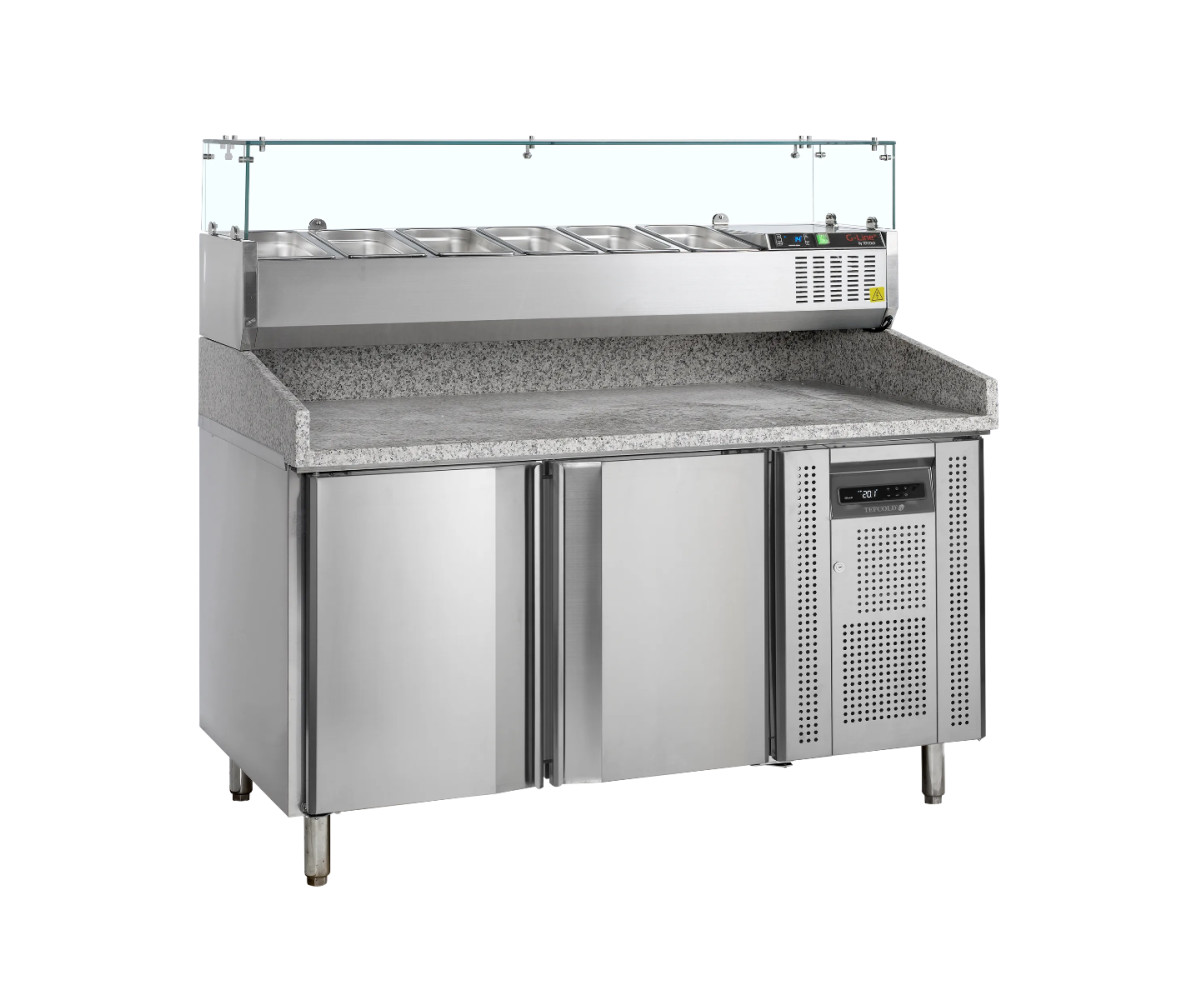 Стіл холодильний для піци TEFCOLD-PT1200+GVC38-150