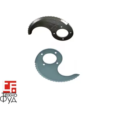 Ножи для куттера C4VV/ С6VV зубчатые (комплект верхний/нижний ножи)