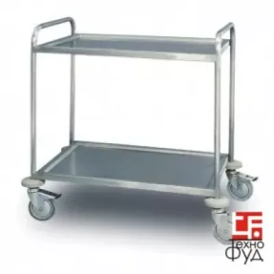 Тележка сервировочная двухуровневая 900х600х930