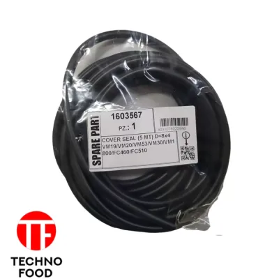 Ущільнювач для кришки 1603567 5м D=8x4 до VM19/VM20/VM53/VM30/VM1800/FC460/FC510 ORVED
