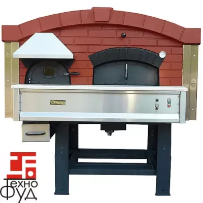 Дровяная печь для пиццы с вращающейся камерой DR 120