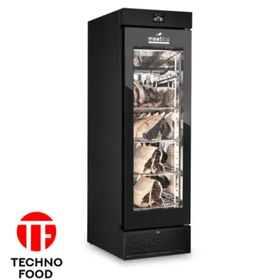ШАФА ДЛЯ ДОЗРІВАННЯ М`ЯСА AC9F38 MEAT 400 BLACK GLASS GREEN EVERLASTING