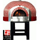 Дровяная печь для пиццы Design D120K\Red Mosaic