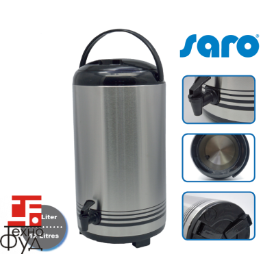 Термос профессиональный с краном ISOD 12 SARO