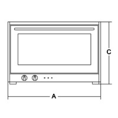 Конвекционная печь Aliseo 2/3 Plus B