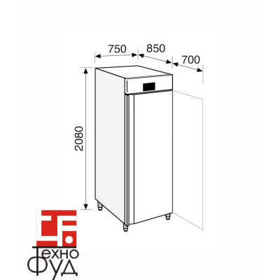 Шафа для дозрівання салямі AC5100 STG ALL 700 INOX S ADV