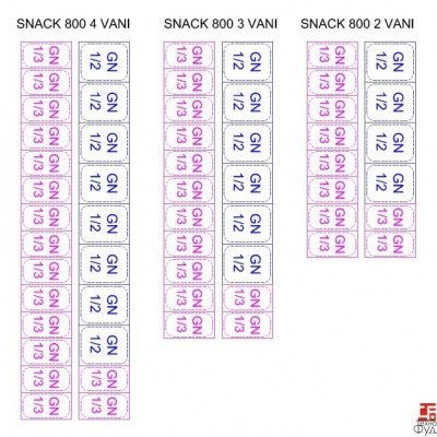 Стол холодильный PPCS803 SNACK