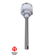 Вал алюминиевый MSC06N104 к куттеру C6 Sirman
