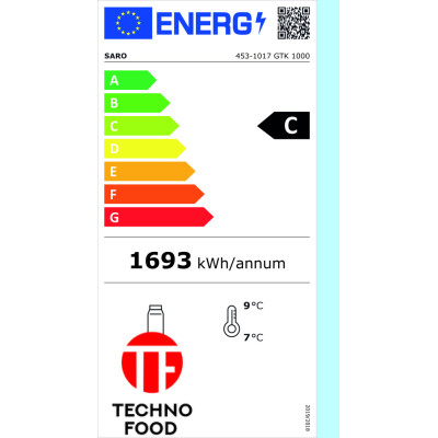 Холодильна шафа для пляшок GTK 1000 PRO SARO