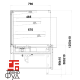 Тепловая витрина GASTROLINE CUBE 0.9G