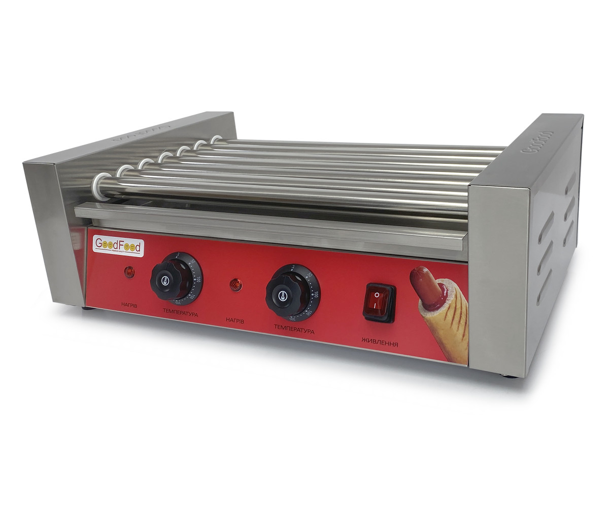 Гриль роликовий GoodFood HDRG7 RED