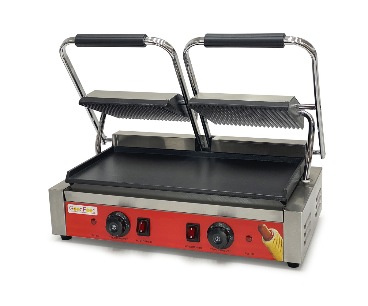 Гриль контактний GoodFood ECG20EA RED