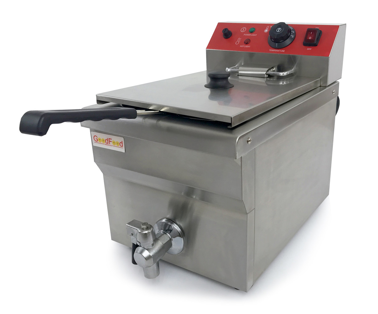 Фритюрниця електрична GoodFood EF12A1 RED з краном