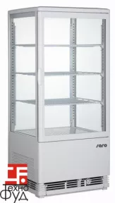 Міні вітрина холодильна SARO SC 80 white and black