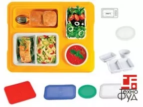 Термоподнос з замком і з комплектом посуду Menu Mobile