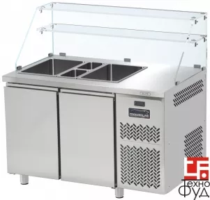 Стол холодильный для салатов PPSA702S2 SALADETTE 